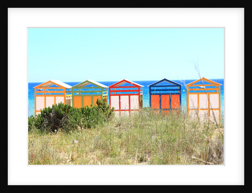 The famous Banys de S'AgarÃ² on the S'AgarÃ² beach by Anonymous