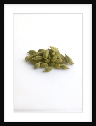 Green cardamom pods by Anonymous