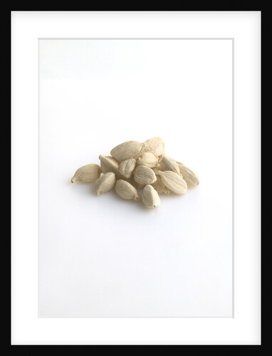 White cardamom pods by Anonymous