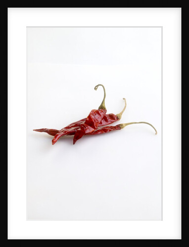 Dried deArbol chiles by Anonymous