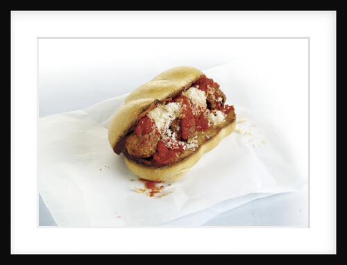 Grilled meatball sandwich by Anonymous