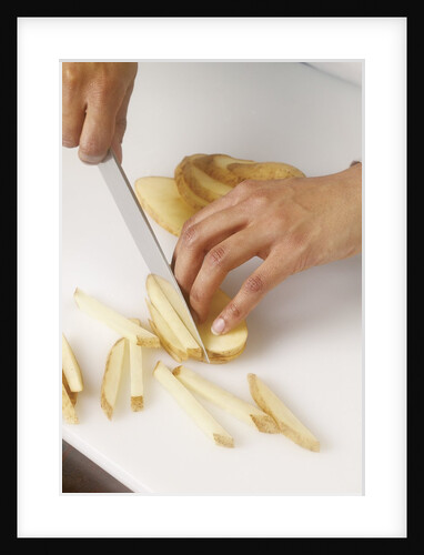 Sliced potato by Anonymous