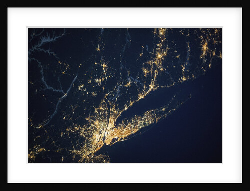 New York City and Long Island seen from the International Space Station by Anonymous