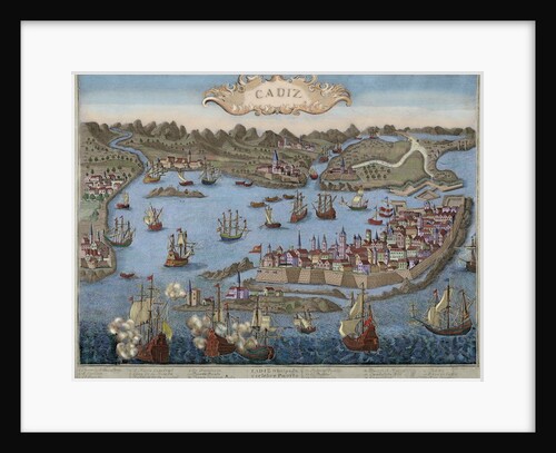 Spain, Cadiz, city and port by Anonymous