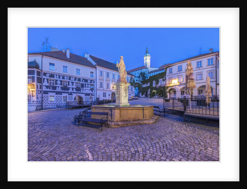 Mikulov Town Square at Dawn by Anonymous