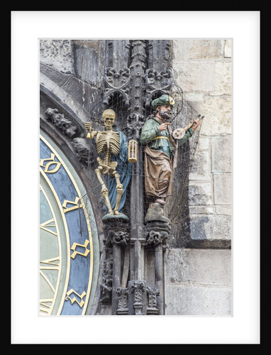 Skeleton and Turk Statues by Anonymous