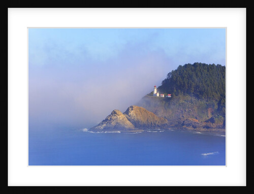 Fog adds beauty to Heceta Head Lighthouse, Oregon Coast, Pacific Ocean by Anonymous
