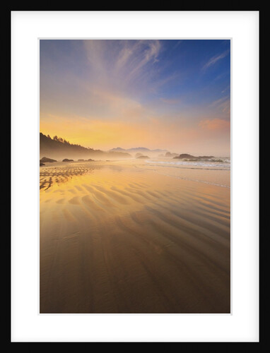 Sunrise over Crescent Beach, Oregon Coast, Pacific Ocean, Pacific Northwest by Anonymous