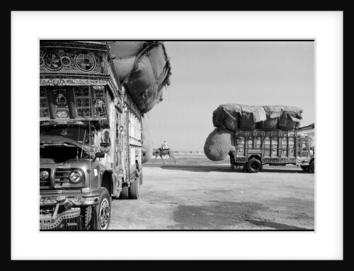 Pakistan, Truck on the Baluchistan road by Anonymous