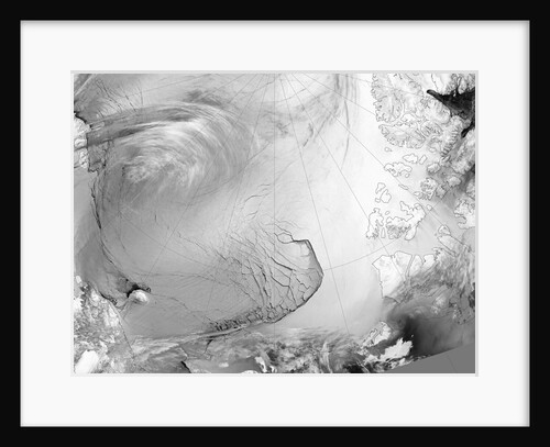 Extensive ice fractures in the Beaufort Sea by Anonymous