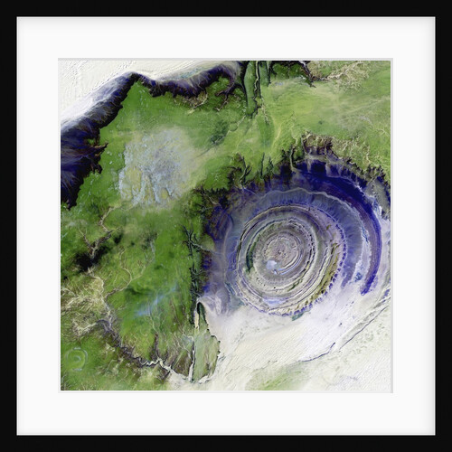 Richat Structure in Mauritania by Anonymous