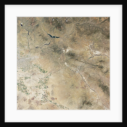 Satellite view of Phoenix, Arizona by Anonymous