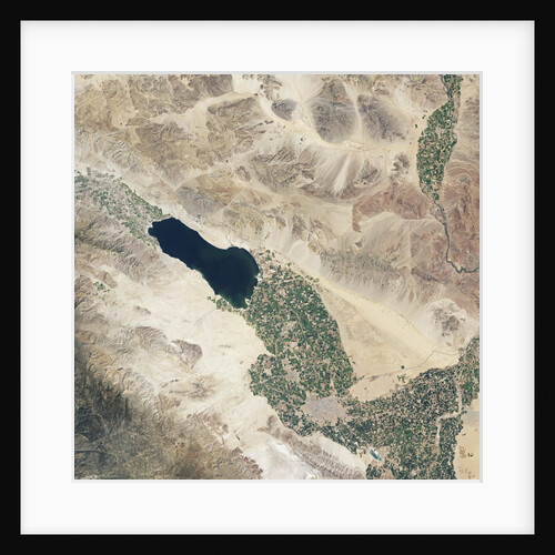 Satellite View of the Salton Sea by Anonymous
