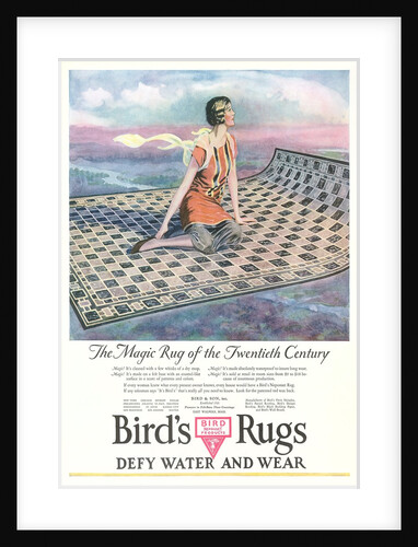 Vintage Rug Advertisement by Anonymous