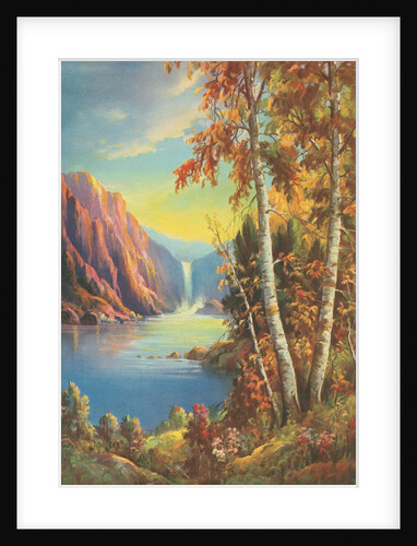 Sylvan Mountain Scene by Anonymous