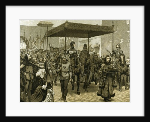 Entry of Antipope John XXIII (1360-1554) in Constanta to celebrate the 'Council of Constance' (1414) by Anonymous