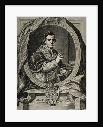Clement XIV (1705-1774). Italian Pope, born Giovanni Vincenzo Antonio Ganganelli. Engraving. by Anonymous