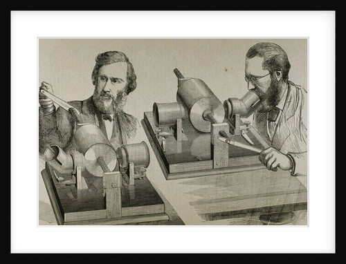 Phonograph by Thomas Alva Edison (1847-1931). by Anonymous