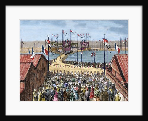Egypt. Isthmus of Suez. Blessing of the Suez Canal in Port Said. by Anonymous