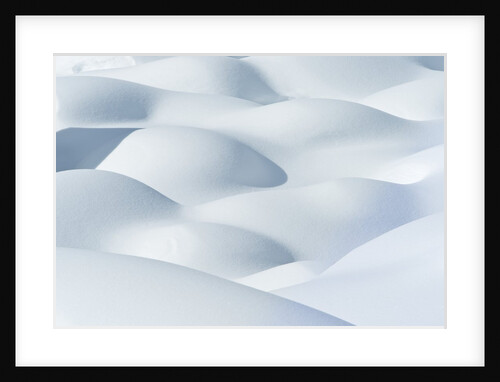Snow Mounds by Anonymous