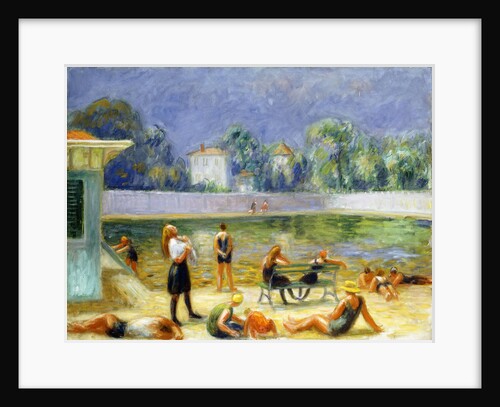 Outdoor Swimming Pool by William James Glackens