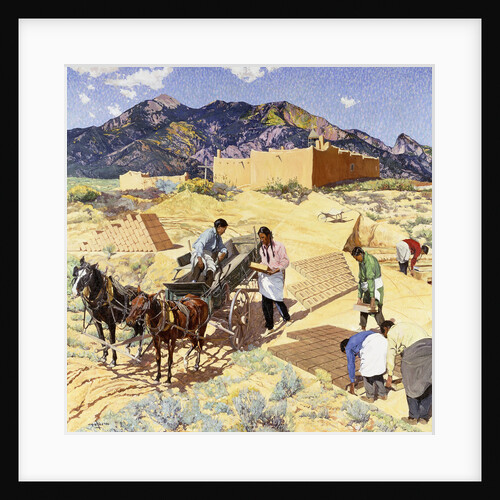 Builders in the Desert by Walter Ufer