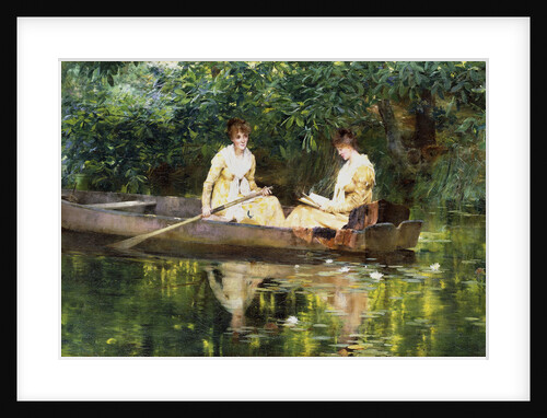 Women in a Rowboat by Francis Coates Jones