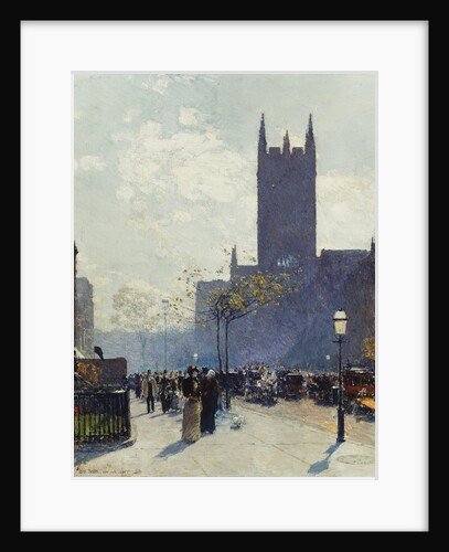 Lower Fifth Avenue by Frederick Childe Hassam