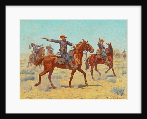 The Rear Guard by Charles Schreyvogel