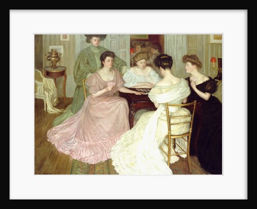The Bridge Players by George Charles Aid