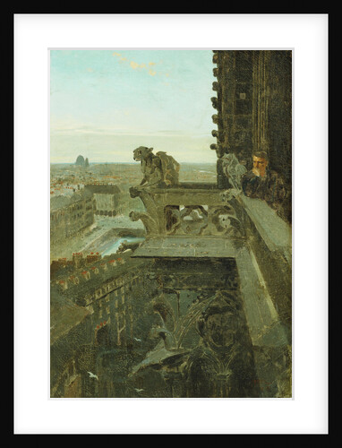 Gargoyles at Notre Dame by Winslow Homer