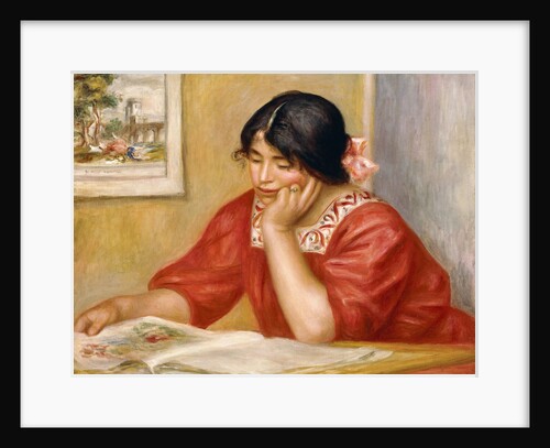 Leontine Reading by Pierre-Auguste Renoir