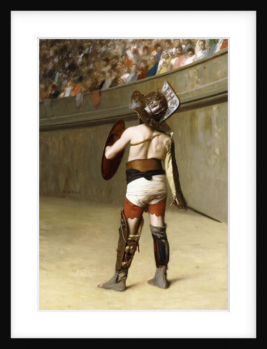 Mirmillon - A Gallic Gladiator by Jean Leon Gerome