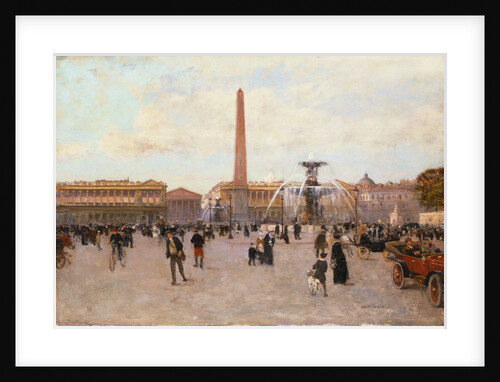 La Place de la Concorde by Luigi Loir