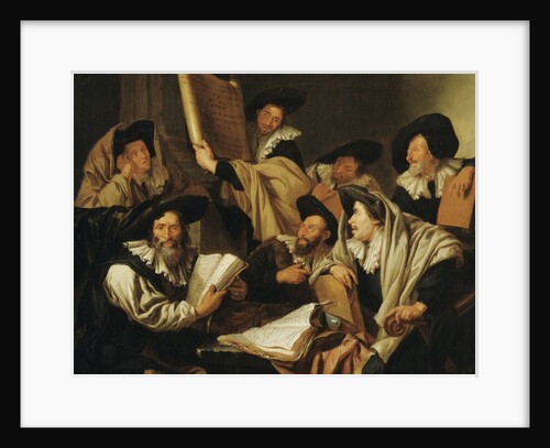 A Rabbinical Disputation by Jacob Toorenvliet