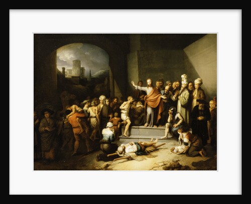 Christ healing the Sick by Christian Wilhelm Ernst Dietrich