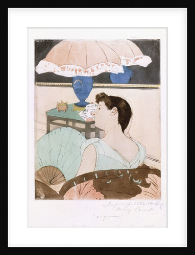 The Lamp by Mary Cassatt