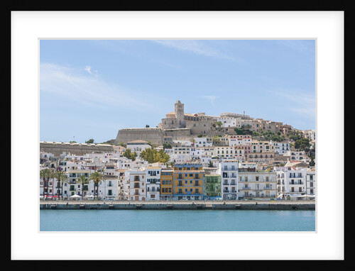 Balearic Islands - view of the old town from the port by Anonymous