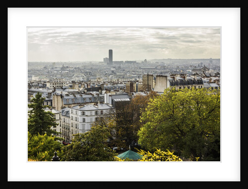 View of the town from Montmartre hill by Anonymous