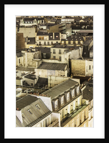 Typical roofs from Galeries Lafayette roof terrace by Anonymous