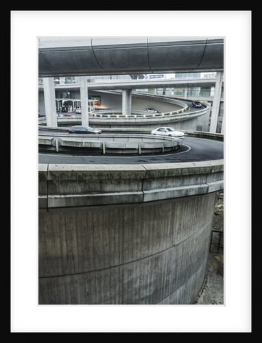 Charles De Gaulle Airport, access ramps to a parking by Anonymous