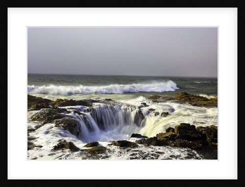 Ocean storm along Cape Perpetua, Oregon Coast by Anonymous