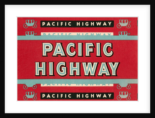 Pacific Highway Sign by Anonymous