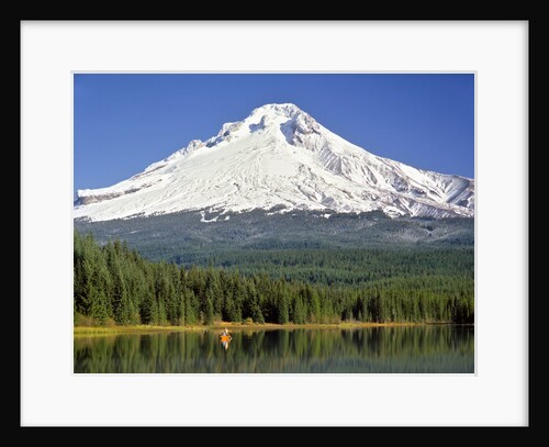 Fishing at Trillium Lake by Anonymous