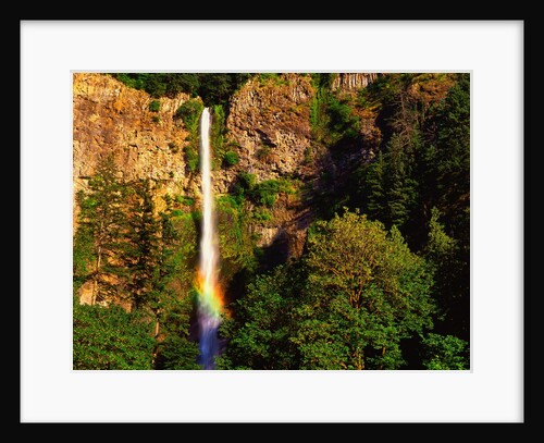 Multnomah Falls rainbow by Anonymous