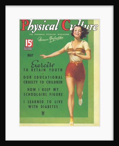 Cover of Physical Culture Magazine by Anonymous