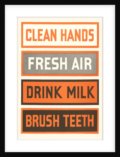 Hygiene Poster by Anonymous