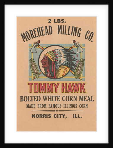 Cornmeal Sack Label by Anonymous