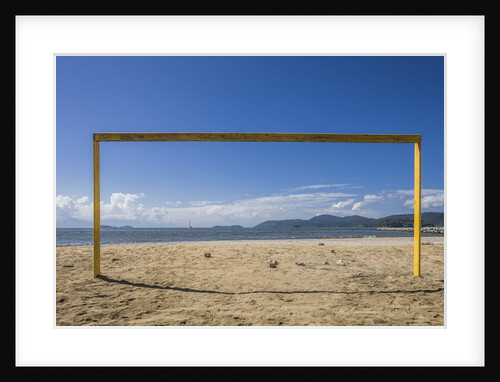 Football goal in Praia (beach) do Pontal by Anonymous