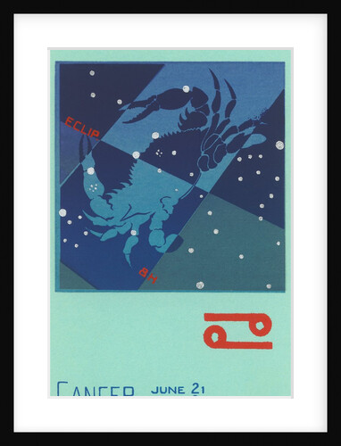 Cancer, The Crab by Anonymous